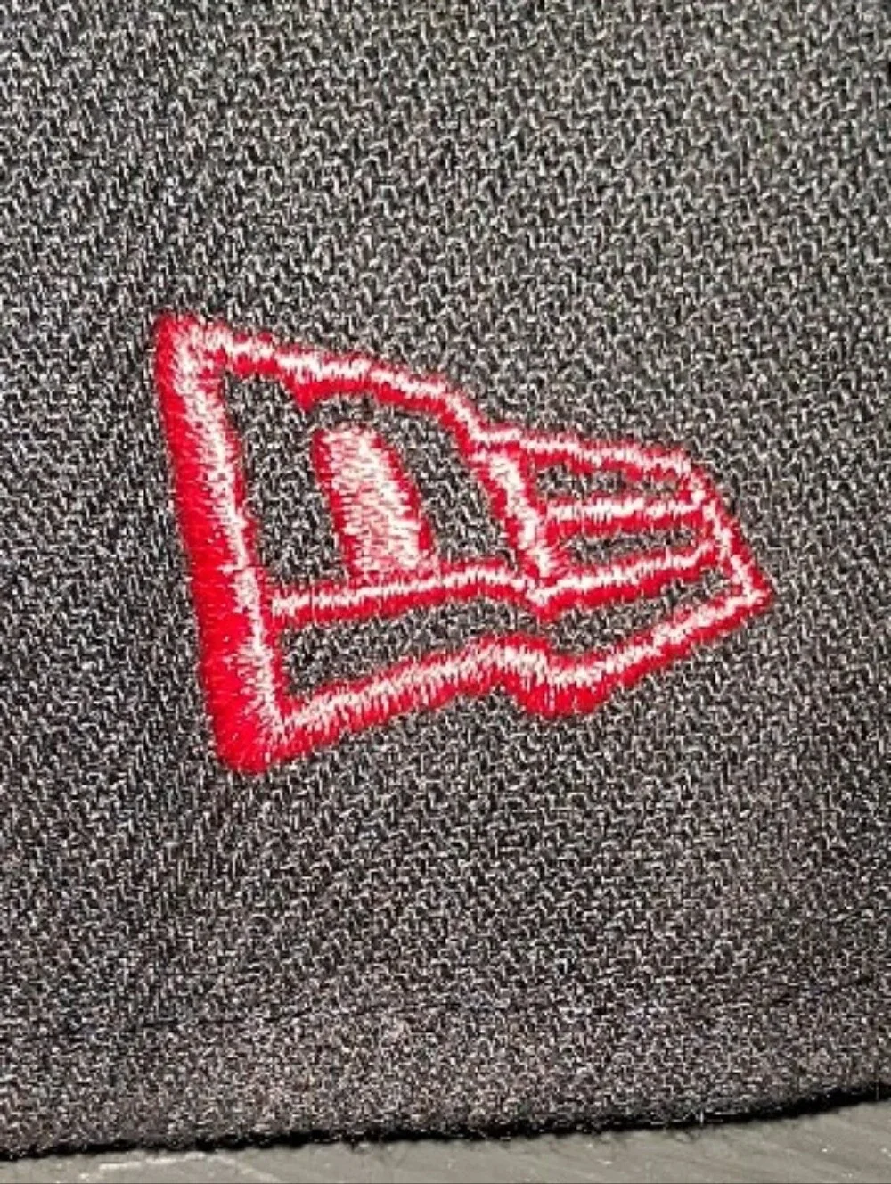 New Era Kids Black Cap with Red Brim and LA Logo
